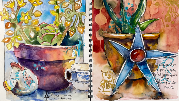 Watercolor Sketch Journaling: Illustrations, Typography and