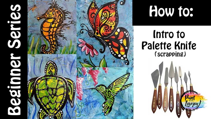 Guide: Palette Knife Painting How To + Examples