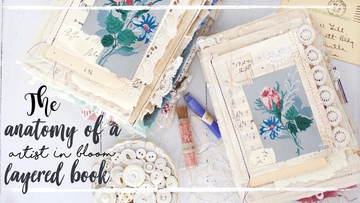 Creating Layers : Artist In Bloom Journal | Amity Bloom's Pocket Book