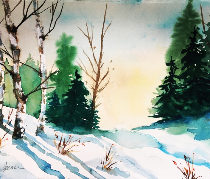 Jumpstart Your Watercolor Journey: Simple Trees for Beginners, Bianca  Luztre Art