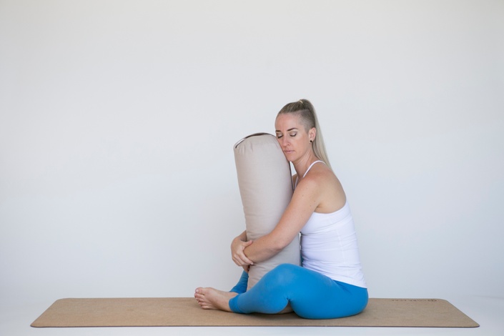 Wool Yoga Bolster - Holy Lamb Organics