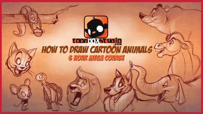 easy animated animals to draw