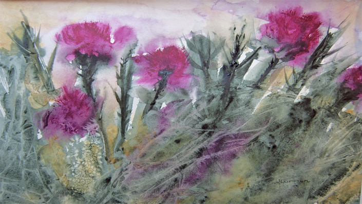 Loose Floral Watercolor Painting Process and Tips for Abstracts