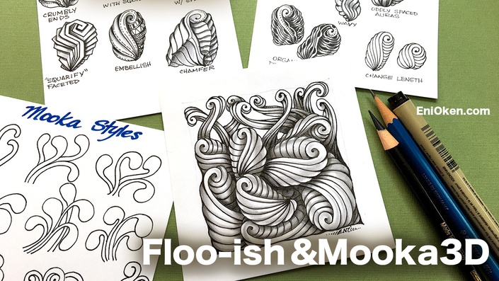 Learn to Draw Zentangle® Zenbuttons, Online class, Gifts