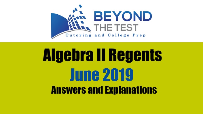 Algebra Ii Regents Math Strategies Beyond The Test