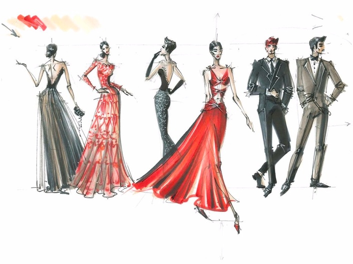 Draw hotsell fashion sketches