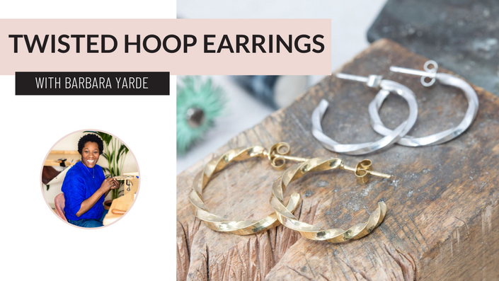 Twisted Hoop Earrings | Jewellers Academy