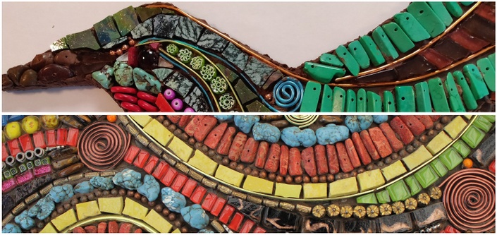 Tools and Materials for Creating Micro Mosaics Pendants with Mireille  Swinnen for Mosaic Arts Online - di Mosaico