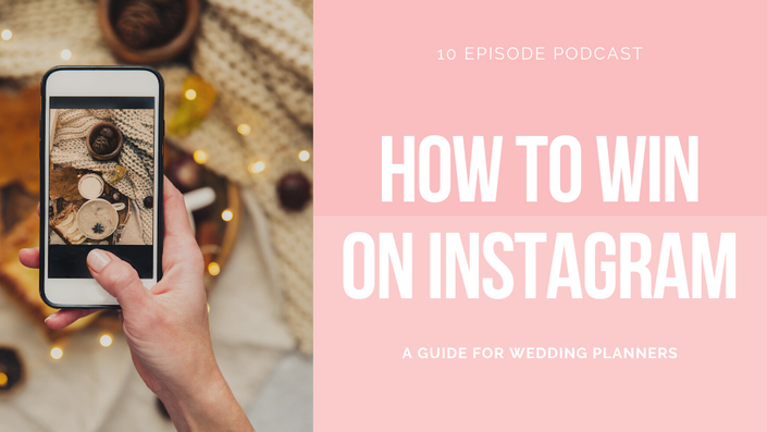 instagram podcast and instagram captions for wedding planners