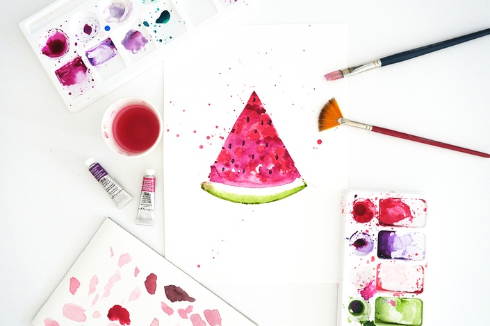 Art for Kids: Drawing and Watercolor Painting Step-by-Step