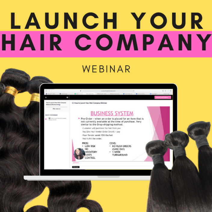 How to Launch Your Hair Company Webinar | Everything Eboni Academy |