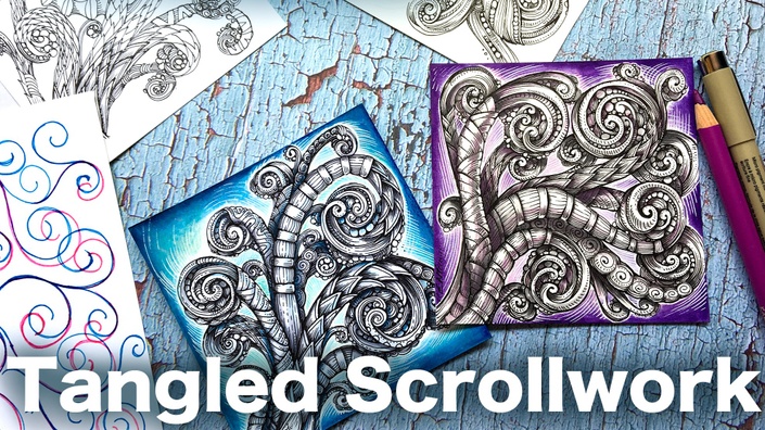 GUEST ARTIST: Zentangle & Meditative Art by Eni Oken - Doodlewash®