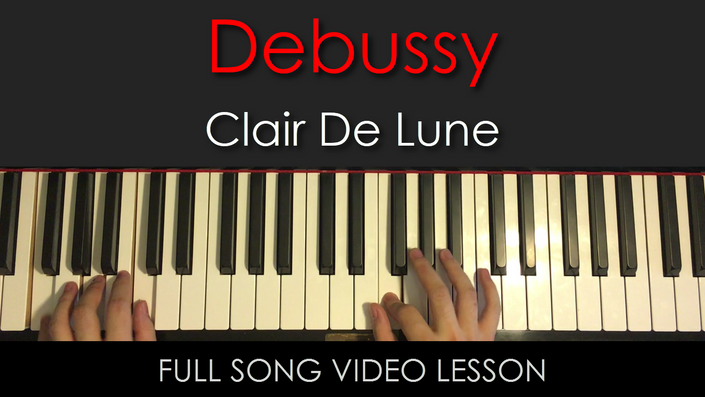Debussy Clair De Lune Full Song Video Lesson Amosdoll