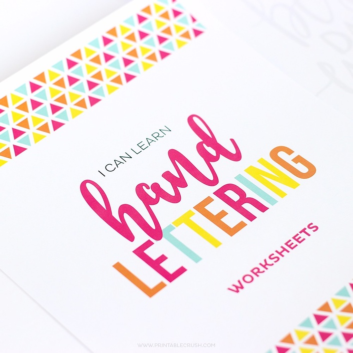 Cricut Projects - Hand-Lettering Using Cricut Pens - Printable Crush