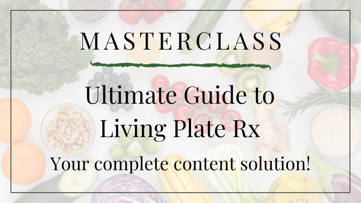 Living Plate Rx Prime For Healthcare Professionals