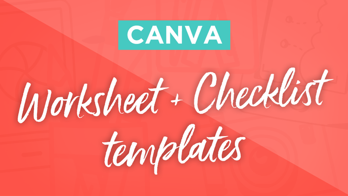 Canva Checklist + Worksheet Templates | ConversionMinded