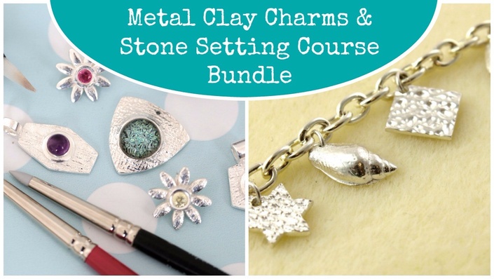 Make Silver Metal Clay Charms