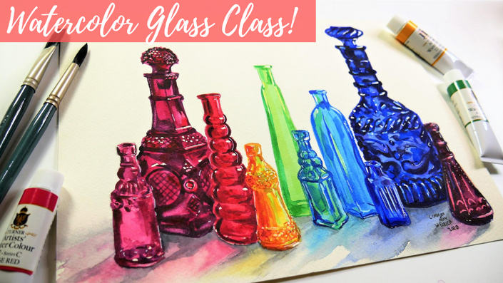 Watercolor Glass Class LindsayWeirich